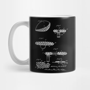 Foot Cushion Vintage Patent Hand Drawing Mug